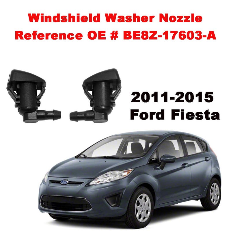 ZHPTAM ZHParty 7C3Z-17603-A Wiper Spray Nozzle for Super Duty 2011-2016, Windshield Washer Nozzle fits for Ford 2008 2009 2010 F250 F350 F450 F550, for Fiesta 2011-2015 - Replaces OEM # BE8Z-17603-A, 2 Pcs - Image 5